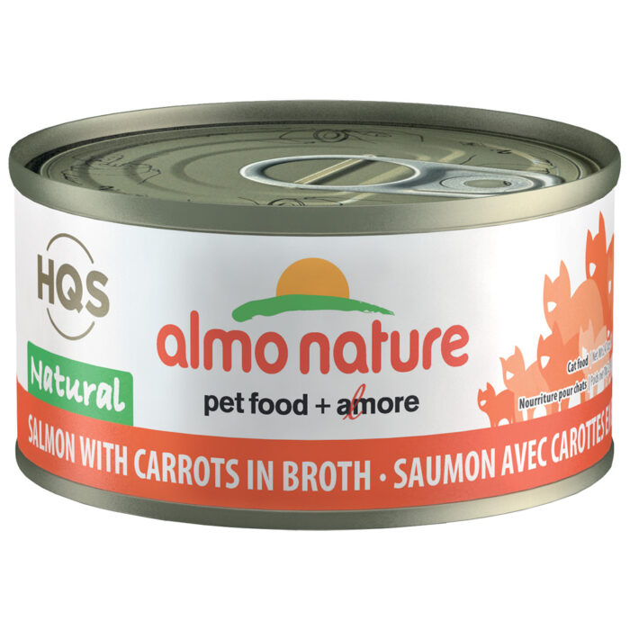 ALMO SALMON WITH CARROTS CANNED CAT FOOD 70G