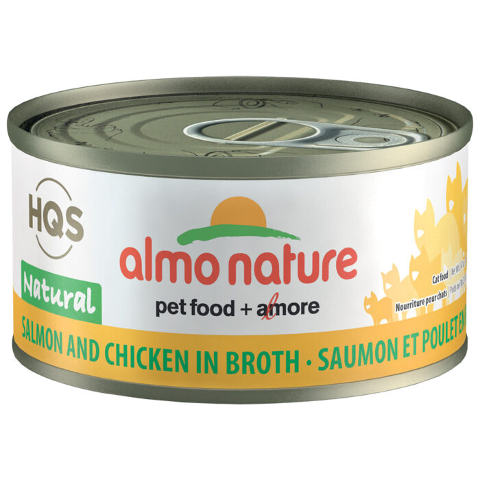 ALMO SALMON AND CHICKEN CANNED CAT FOOD 70G