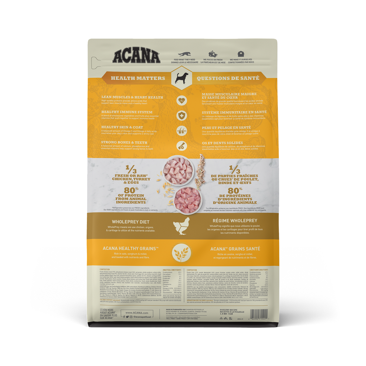 Acana Healthy Grains Puppy Food - Dog Food, Dog Treats, Raw Food | The ...