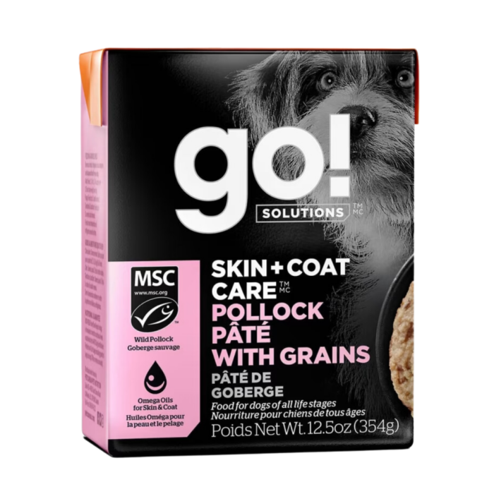 Go! Solutions Tetra Packs For Dogs - Pollock Pate