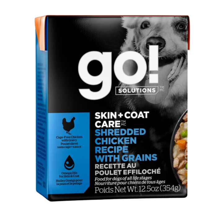 Go! Solutions Tetra Packs For Dogs - Shredded Chicken