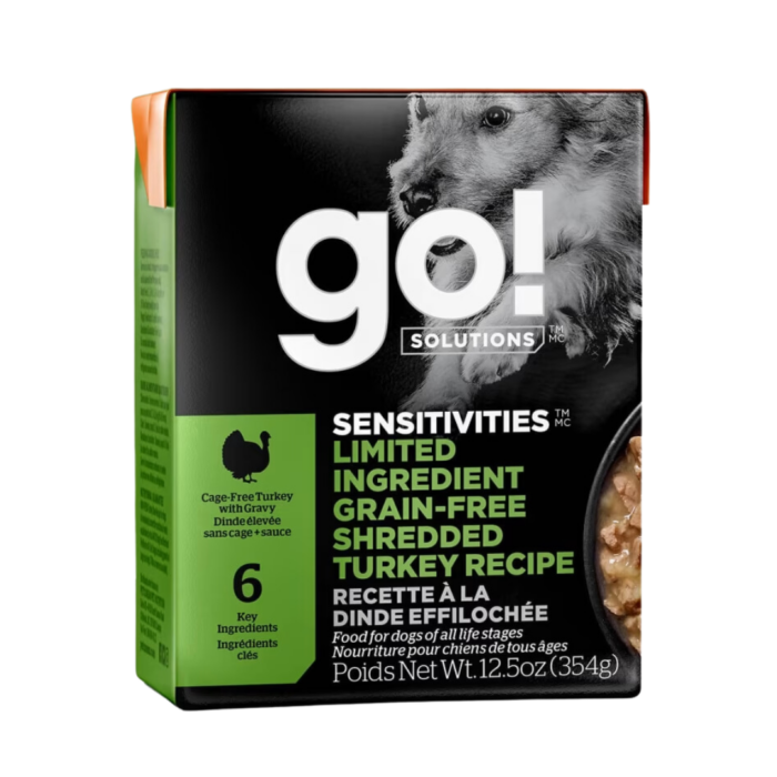 Go! Solutions Tetra Packs For Dogs - Limited Ingredient Turkey