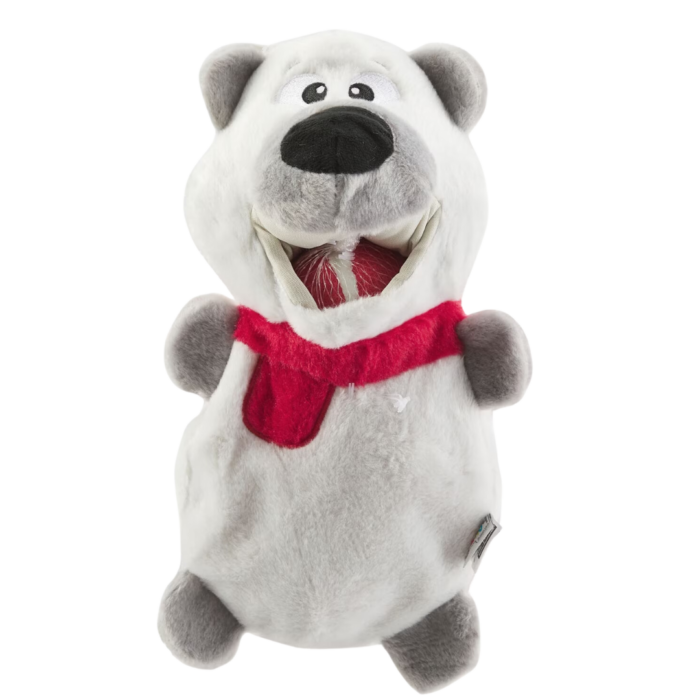 Outward Hound Hogz All-In-One Toy - Polar Bear