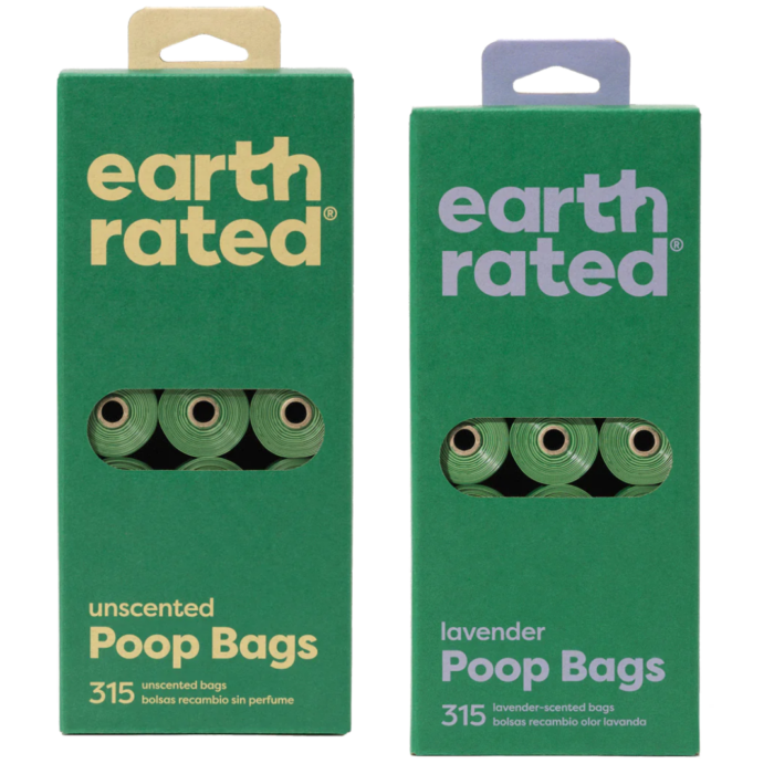 Earth Rated - Poop Bags - 21 Rolls/315 Bags