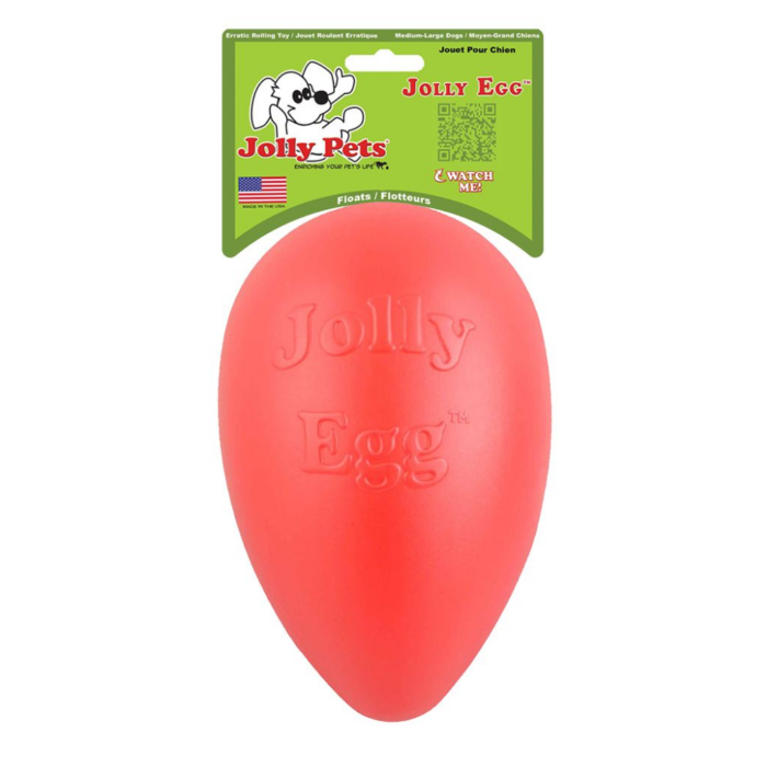 Jolly Egg Herding Dog Toy - Red 12"