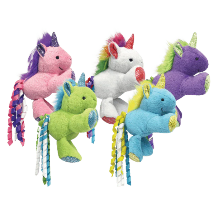 Multipet Cat Toy Unicorn with Catnip 3"